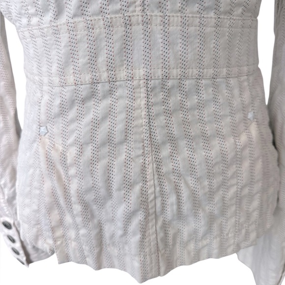 Vintage Diesel Y2K Textured Stripe Blazer - Picture 8 of 12